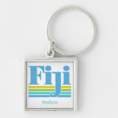 Aangepaste naam / tekst Fiji Sleutelhanger (Voorkant)