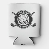 Aangepaste naam & tekst Golf Blikjeskoeler (Voorkant)