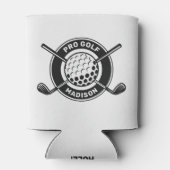 Aangepaste naam & tekst Golf Blikjeskoeler (Achterkant)