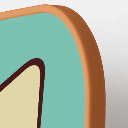 Aangepaste naam & tekst Hot Dog Pickleball Paddle (Links Detail)