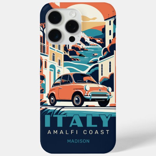 Aangepaste naam & tekst Italië Case-Mate iPhone Case (Achterkant)
