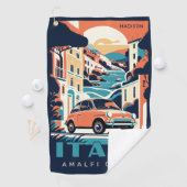 Aangepaste naam & tekst Italië Golfhanddoek (Insitu)