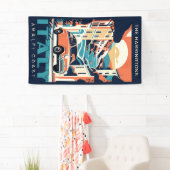 Aangepaste naam & tekst Italië Spandoek (Insitu)