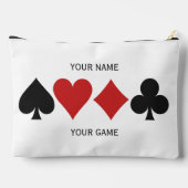 Aangepaste naam & tekst Kaart Player Etui (Achterkant)