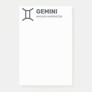 Aangepaste Naam / Tekst & Kleur Dierenriem Teken T Post-it® Notes