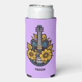 Aangepaste naam, tekst & kleur ukulele (Seltzer Achterkant)