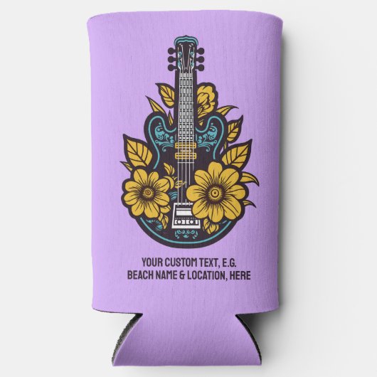 Aangepaste naam, tekst & kleur ukulele (Voorkant)