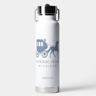 Aangepaste naam & tekst Mackinac Island Waterfles
