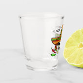 Aangepaste naam / tekst Mexicaanse schedel Shot Glas (Links)