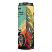 Aangepaste naam & tekst Motorcross Thermosbeker (Achterkant)