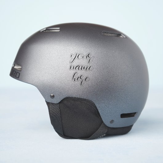 Aangepaste naam Tekst script helm Stickers (Helm Zijkant)