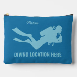 Aangepaste naam & tekst Scuba Diving Etui