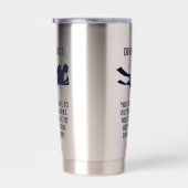 Aangepaste naam & tekst Scuba Diving Geïsoleerde Drinkbeker (Rechts)