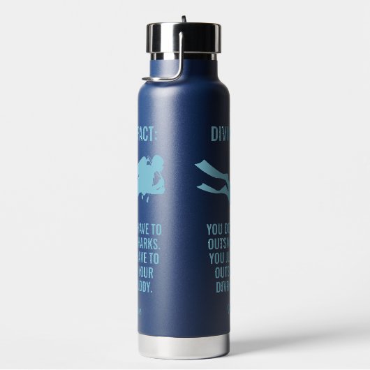 Aangepaste naam & tekst Scuba Diving Waterfles (Rechts)