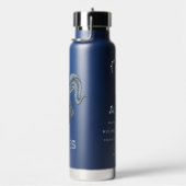 Aangepaste naam / tekst sterrenbeeld Ram Waterfles (Rechts)