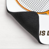 Aangepaste naam & tekst Tennis Muismat (Hoek)