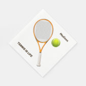 Aangepaste naam & tekst Tennis Servet (Hoek)