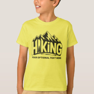 Aangepaste naam & tekst wandelen t-shirt