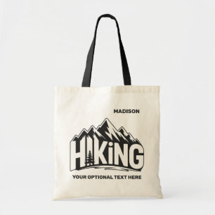 Aangepaste naam & tekst wandelen tote bag