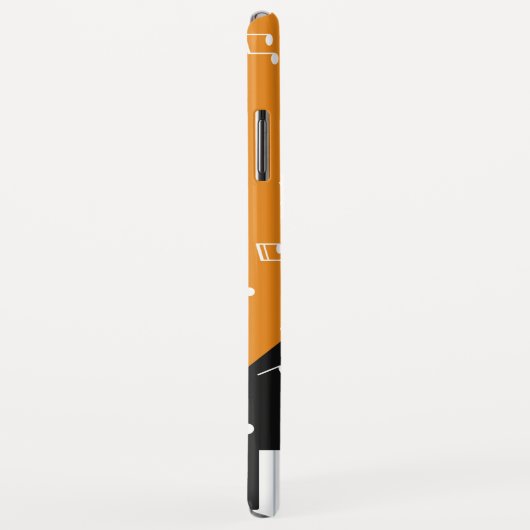 Aangepaste naam Telefoonnummers Piano Music Case-Mate iPhone Case (Achterkant/rechts)