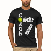 Aangepaste naam Tennis Coach Grunge