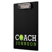 Aangepaste naam Tennis Coach Klembord (Links)