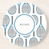 Aangepaste naam Tennis Racket Onderzetter (Voorkant)