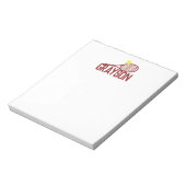 Aangepaste naam Tennis Sportkleuren Aangepaste kle Notitieblok (Gedraaid)