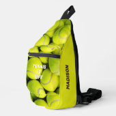 Aangepaste naam Tennisballen Sling Bag (Rechterhoek)