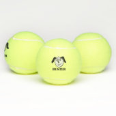 Aangepaste naam tennisballen voor nieuwe hond (Multi)