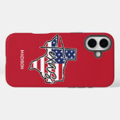 Aangepaste naam Texas Case-Mate iPhone Case (Achterkant (horizontaal))