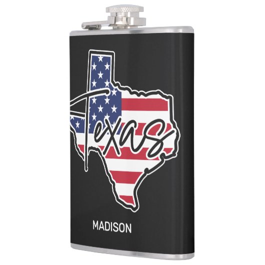Aangepaste naam Texas Heupfles (Links)