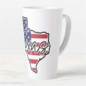Aangepaste naam Texas Latte Mok (Rechterhoek)