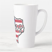 Aangepaste naam Texas Latte Mok (Rechts)