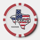 Aangepaste naam Texas Poker Chips (Voorkant)