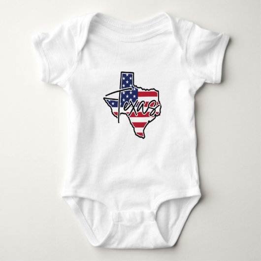 Aangepaste naam Texas Romper (Voorkant)