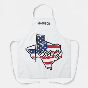Aangepaste naam Texas Schort