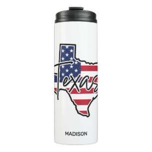 Aangepaste naam Texas Thermosbeker