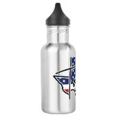 Aangepaste naam Texas Waterfles (Links)