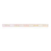 Aangepaste naam Tie Dye Script Grosgrain Lint (Voorkant)