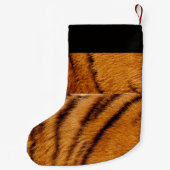 Aangepaste naam tijgerhuid  kleine kerstsok (Achterkant)