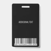 Aangepaste naam toegangspas concert badge (Achterkant)