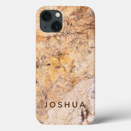Aangepaste naam travertijn telefoon/iPad-draagtas Case-Mate iPhone Case (Achterkant)
