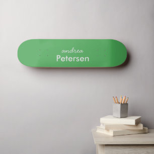 Aangepaste naam trendy moderne minimalistisch skateboard