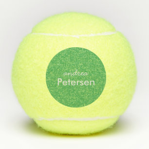 Aangepaste naam trendy moderne minimalistisch tennisballen