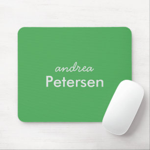 Aangepaste naam trendy moderne minimalistische muismat
