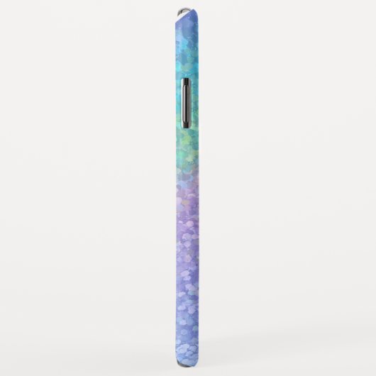 Aangepaste naam Trendy Rainbow Glitter Apple Case-Mate iPhone Case (Achterkant/rechts)