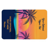 Aangepaste naam Tropical Sunset Magneet (Horizontaal)