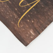 Aangepaste naam tropische strand Sunset Fleece Deken (Hoek)