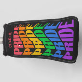 Aangepaste naam trots golfheadcover (Voorkant)